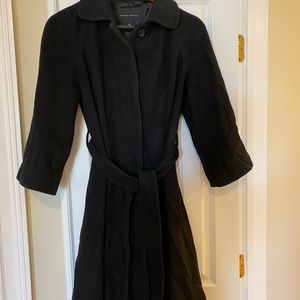 Banana Republic black dress coat